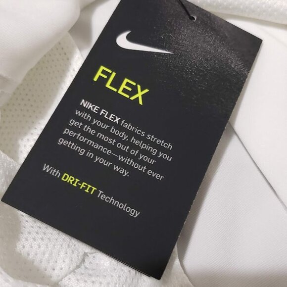 Nike Women's Dri-Fit Golf Shorts 14 White Flex Stretch Standard Fit - Picture 8 of 12